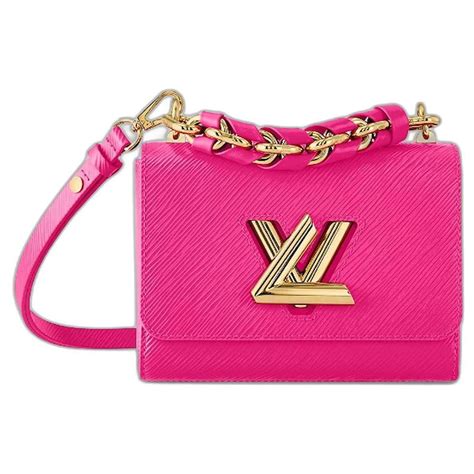 lv twist bag 2019|Lv bag with pink strap.